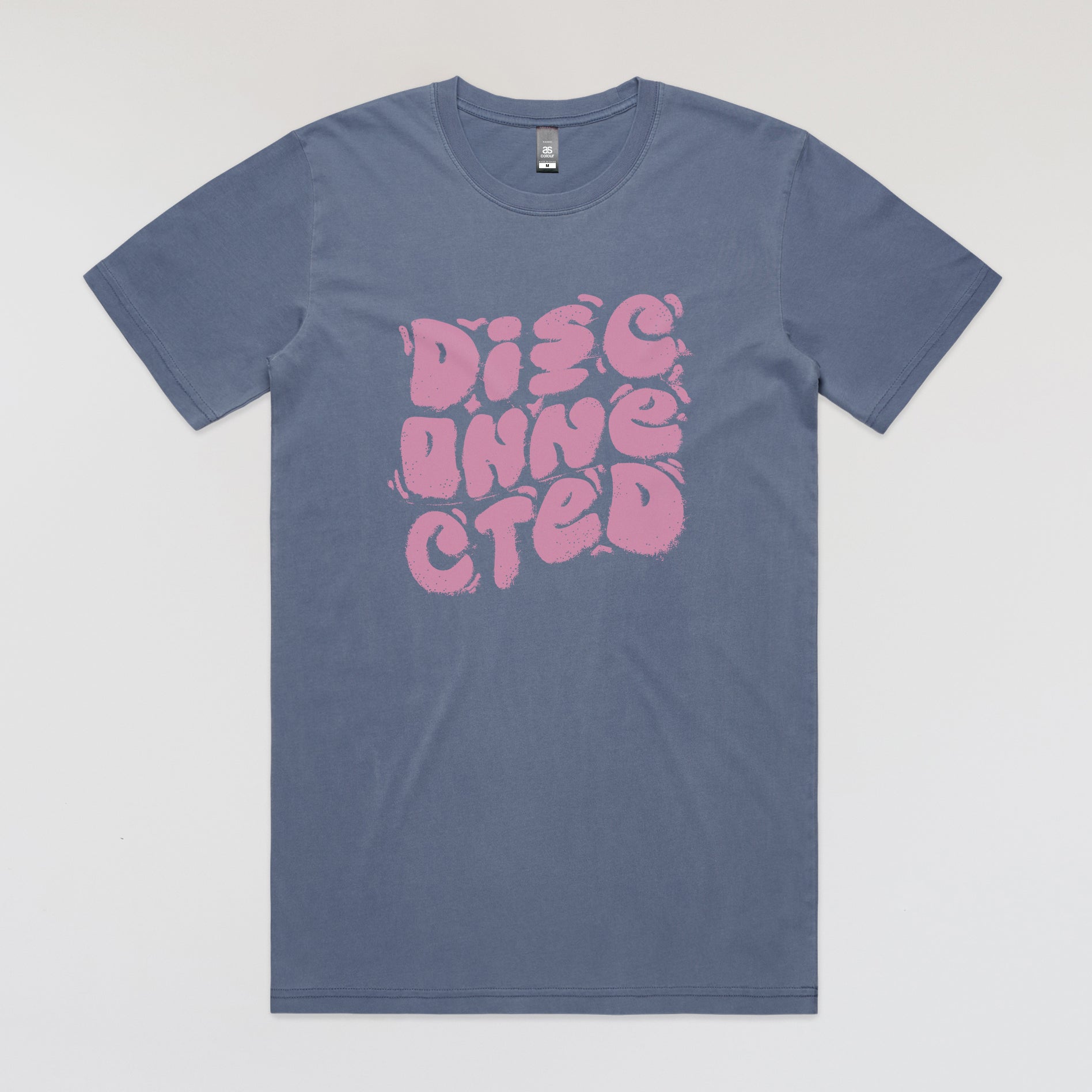 No Roses - Disconnected T-shirt - Faded Blue