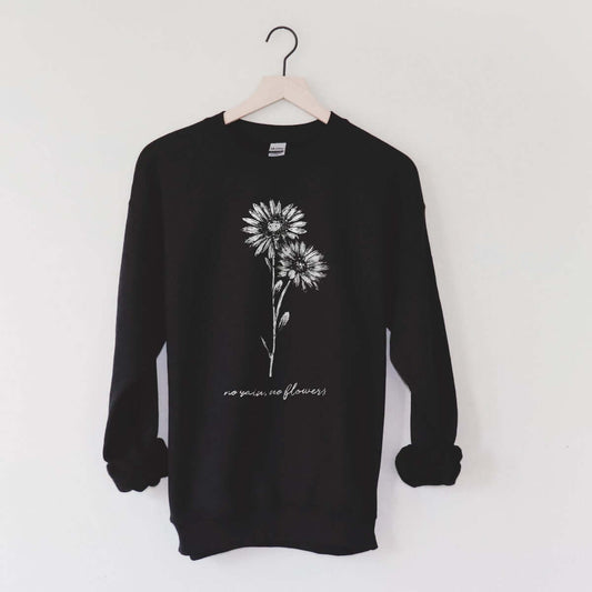 No Rain No Flowers 3.1 (White) Sweatshirt